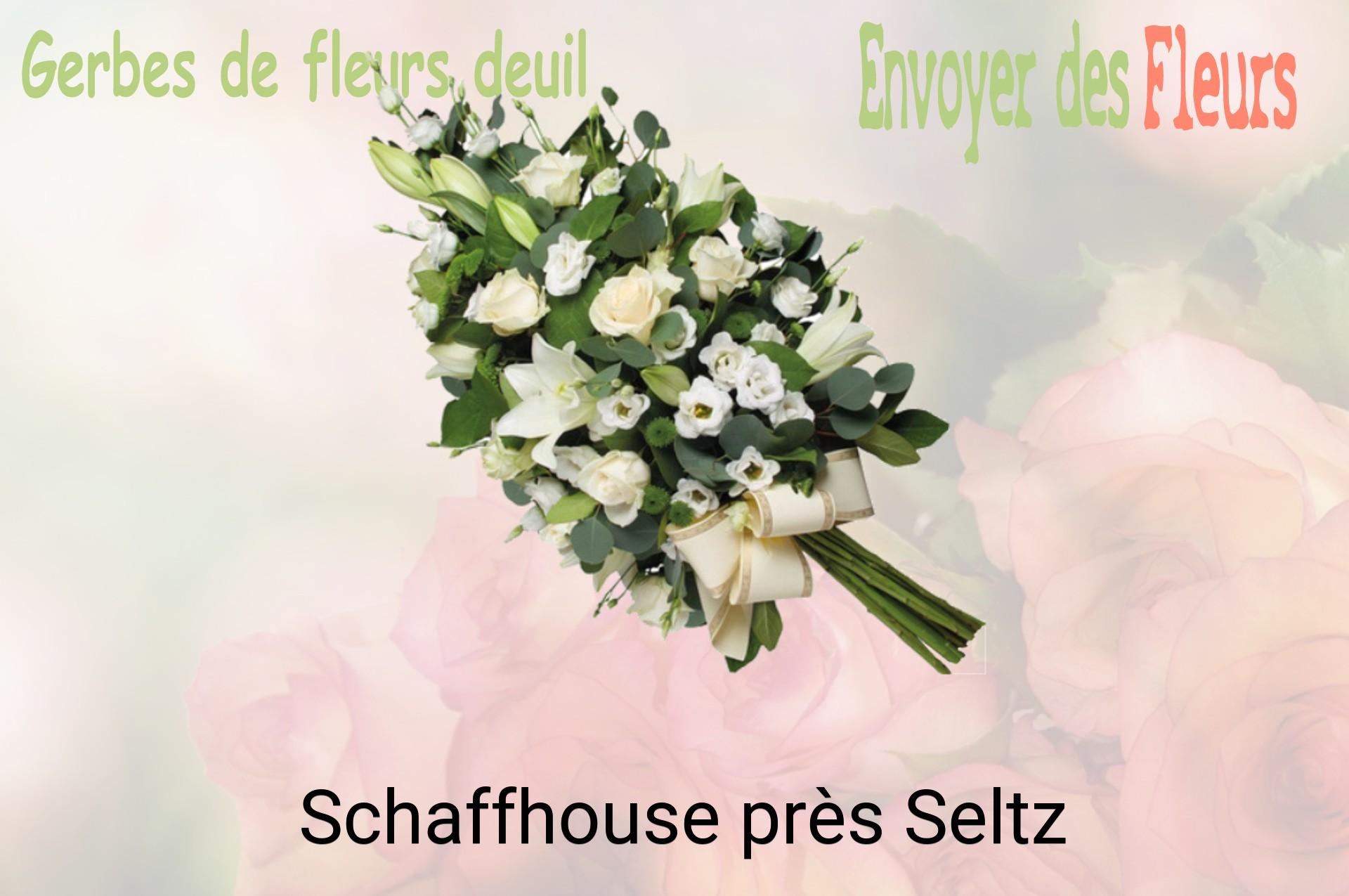 Gerbe de fleurs de deuil livrée à Schaffhouse-près-Seltz